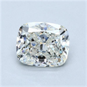 Natural Diamond 3.01 Carats, Cushion with  Cut, I Color, VS2 Clarity and Certified by GIA
