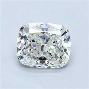Picture of Natural Diamond 3.01 Carats, Cushion with  Cut, I Color, VS2 Clarity and Certified by GIA