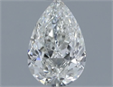 Natural Diamond 0.51 Carats, Pear with  Cut, H Color, IF Clarity and Certified by IGI