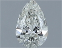Natural Diamond 0.50 Carats, Pear with  Cut, I Color, VVS1 Clarity and Certified by IGI