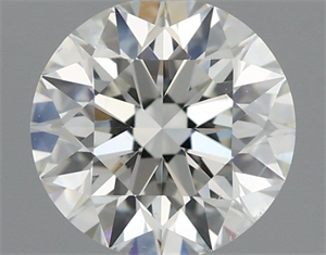 Picture of Natural Diamond 0.98 Carats, Round with Excellent Cut, I Color, SI2 Clarity and Certified by GIA