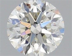 Picture of Natural Diamond 0.40 Carats, Round with Very Good Cut, H Color, SI1 Clarity and Certified by IGI