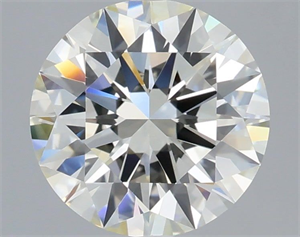 Picture of Natural Diamond 2.52 Carats, Round with Excellent Cut, I Color, VVS1 Clarity and Certified by IGI