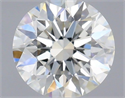 Natural Diamond 0.50 Carats, Round with Excellent Cut, H Color, VS1 Clarity and Certified by IGI
