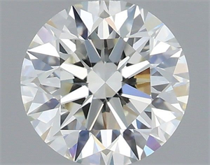 Picture of Natural Diamond 0.50 Carats, Round with Excellent Cut, H Color, VS1 Clarity and Certified by IGI
