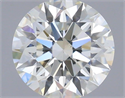 Natural Diamond 0.52 Carats, Round with Excellent Cut, H Color, VS1 Clarity and Certified by IGI