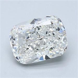 Picture of Natural Diamond 2.50 Carats, Cushion with  Cut, H Color, VS1 Clarity and Certified by GIA