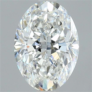 Picture of Natural Diamond 1.50 Carats, Oval with  Cut, H Color, VVS2 Clarity and Certified by GIA