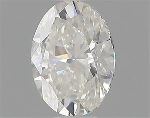 Foto Diamante Natural 0.50 quilates, Ovalado , Color H, claridad SI1 y certificado GIA de