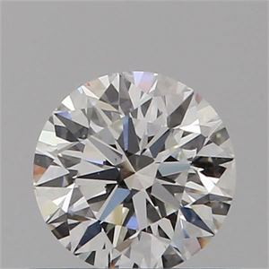 Picture of Natural Diamond 0.45 Carats, Round with Excellent Cut, E Color, VS2 Clarity and Certified by IGI