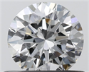 Natural Diamond 0.50 Carats, Round with Excellent Cut, F Color, VVS1 Clarity and Certified by IGI