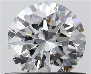 Picture of Natural Diamond 0.50 Carats, Round with Excellent Cut, F Color, VVS1 Clarity and Certified by IGI