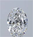Natural Diamond 1.01 Carats, Oval with  Cut, E Color, IF Clarity and Certified by GIA