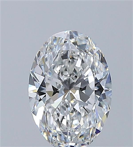 Picture of Natural Diamond 1.01 Carats, Oval with  Cut, E Color, IF Clarity and Certified by GIA