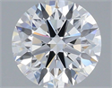 Lab Grown Diamond 0.83 Carats, Round with Ideal Cut, D Color, VVS2 Clarity and Certified by IGI