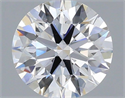 Lab Grown Diamond 1.24 Carats, Round with Ideal Cut, D Color, VS2 Clarity and Certified by IGI