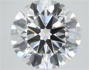 Picture of Lab Grown Diamond 2.07 Carats, Round with Ideal Cut, E Color, VVS2 Clarity and Certified by IGI