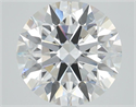 Lab Grown Diamond 1.01 Carats, Round with Excellent Cut, F Color, VS1 Clarity and Certified by IGI