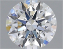 Lab Grown Diamond 1.03 Carats, Round with Ideal Cut, E Color, VVS2 Clarity and Certified by IGI