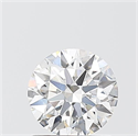Lab Grown Diamond 1.03 Carats, Round with Ideal Cut, F Color, VVS2 Clarity and Certified by IGI
