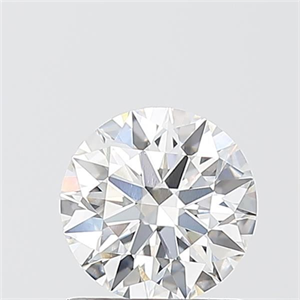 Picture of Lab Grown Diamond 1.03 Carats, Round with Ideal Cut, F Color, VVS2 Clarity and Certified by IGI