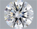 Del inventario de diamantes de laboratorio, 2.05 quilates, Redondo , Color E, claridad VVS2 y certificado IGI