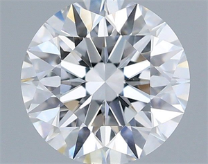 Picture of Lab Grown Diamond 1.02 Carats, Round with Ideal Cut, D Color, VVS1 Clarity and Certified by IGI