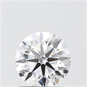 Lab Grown Diamond 1.01 Carats, Round with Excellent Cut, D Color, VS1 Clarity and Certified by IGI