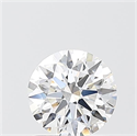Lab Grown Diamond 1.01 Carats, Round with Ideal Cut, D Color, VS2 Clarity and Certified by IGI