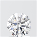 Lab Grown Diamond 1.01 Carats, Round with Ideal Cut, D Color, VS1 Clarity and Certified by IGI