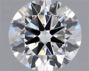 Picture of Lab Grown Diamond 1.02 Carats, Round with Ideal Cut, D Color, VVS2 Clarity and Certified by IGI