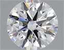 Lab Grown Diamond 1.42 Carats, Round with Ideal Cut, E Color, VVS2 Clarity and Certified by IGI