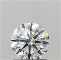 Lab Grown Diamond 1.03 Carats, Round with Ideal Cut, D Color, VS1 Clarity and Certified by IGI