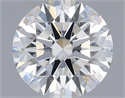 Del inventario de diamantes de laboratorio, 1.03 quilates, Redondo , Color E, claridad VVS2 y certificado IGI