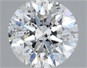 Natural Diamond 1.50 Carats, Round with Very Good Cut, F Color, SI2 Clarity and Certified by IGI