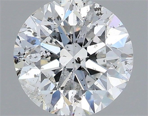 Picture of Natural Diamond 1.50 Carats, Round with Very Good Cut, F Color, SI2 Clarity and Certified by IGI
