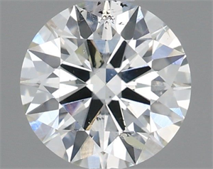 Picture of Natural Diamond 0.71 Carats, Round with Excellent Cut, H Color, SI2 Clarity and Certified by IGI
