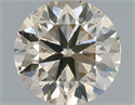 Diamante Natural 0.70 quilates, Redondo , Color N, claridad SI1 y certificado IGI