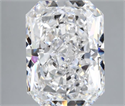 Natural Diamond 4.02 Carats, Radiant with  Cut, D Color, VS2 Clarity and Certified by GIA