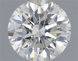 Picture of Natural Diamond 0.41 Carats, Round with Excellent Cut, F Color, SI2 Clarity and Certified by IGI