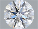 Natural Diamond 0.70 Carats, Round with Excellent Cut, D Color, VS2 Clarity and Certified by GIA