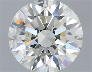 Picture of Natural Diamond 1.21 Carats, Round with Excellent Cut, H Color, VS2 Clarity and Certified by IGI