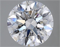 Diamante Natural 2.77 quilates, Redondo , Color D, claridad FL y certificado GIA