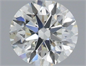 Natural Diamond 1.02 Carats, Round with Excellent Cut, H Color, VS2 Clarity and Certified by IGI