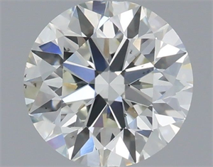 Picture of Natural Diamond 1.02 Carats, Round with Excellent Cut, H Color, VS2 Clarity and Certified by IGI