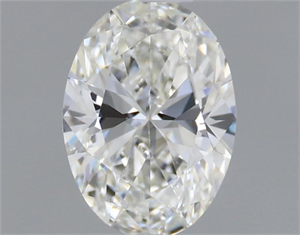 Picture of Natural Diamond 0.64 Carats, Oval with  Cut, H Color, IF Clarity and Certified by GIA