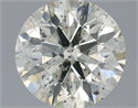 Natural Diamond 0.91 Carats, Round with Excellent Cut, I Color, I1 Clarity and Certified by IGI