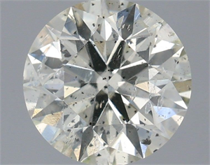 Picture of Natural Diamond 0.91 Carats, Round with Excellent Cut, I Color, I1 Clarity and Certified by IGI