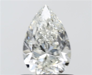 Picture of Natural Diamond 0.70 Carats, Pear with  Cut, G Color, VS1 Clarity and Certified by IGI