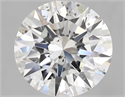 Natural Diamond 3.01 Carats, Round with Excellent Cut, G Color, SI1 Clarity and Certified by GIA